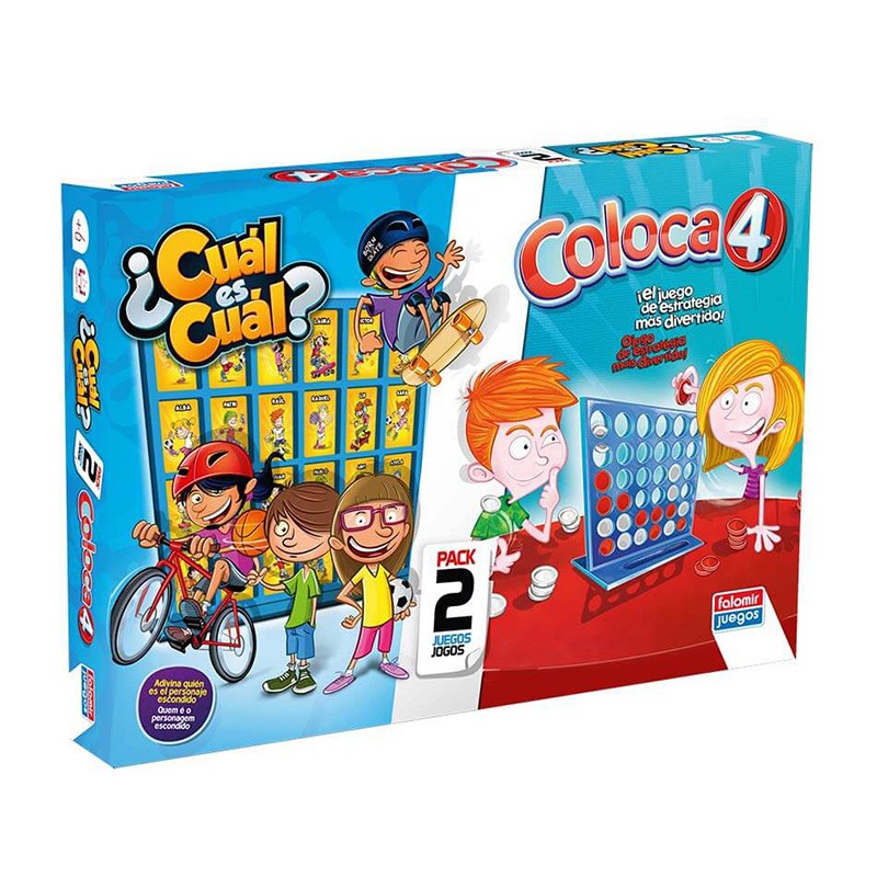 COLOCA 4 + ¿CUAL ES CUAL?