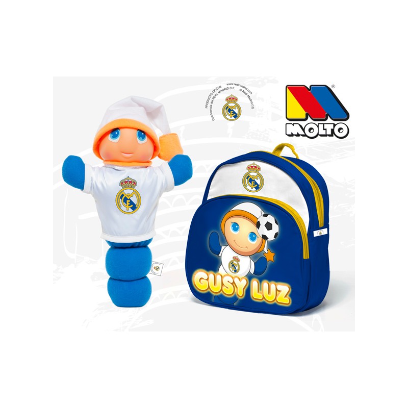 GUSY LUZ REAL MADRID + MOCHILA