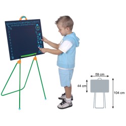 PIZARRA GRANDE-CON PIES METALI