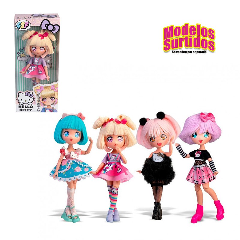HELLO KITTY MANGA DOLL ASST