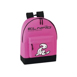 MOCHILA 32 CM.EL NIÑO FRESA