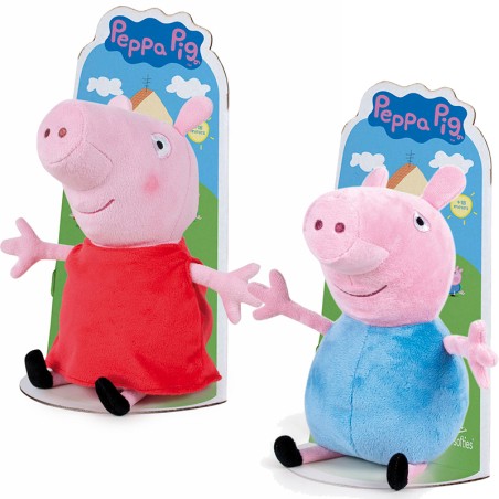 PELUCHE PEPPA & GEORGE 27CM