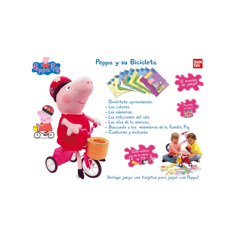 PEPPA PIG Y SU BICICLETA