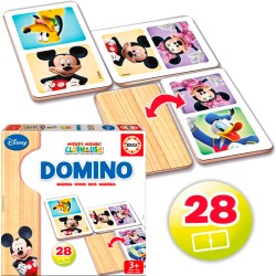 DOMINO MADERA MICKEY & MINNIE