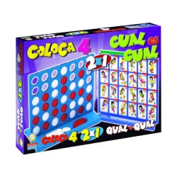 COLOCA 4 + ¿CUAL ES CUAL?