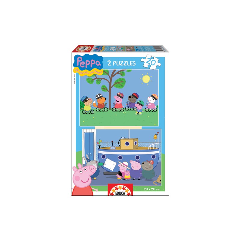 PUZZLE 2X20P PEPPA PIG