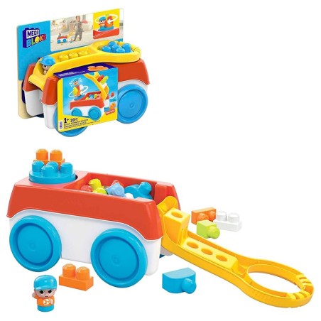 MEGA BLOKS REMOLQUE CON BLOQUE
