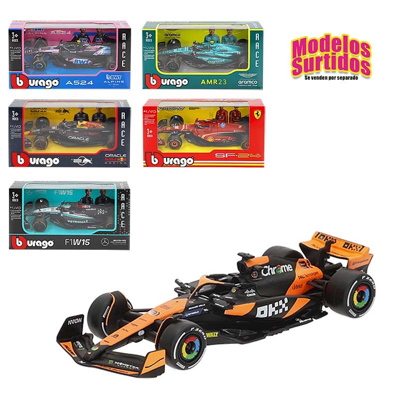 BURAGO 1:43 COCHE F1 2024 STD