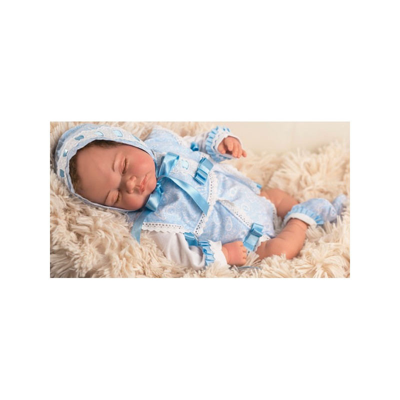 MUÑECA REBORN AZUL 45CM