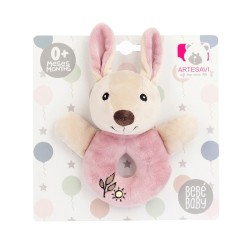 SONAJERO CANGURO CIRCULAR ROSA