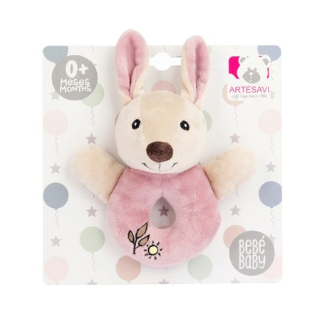 SONAJERO CANGURO CIRCULAR ROSA