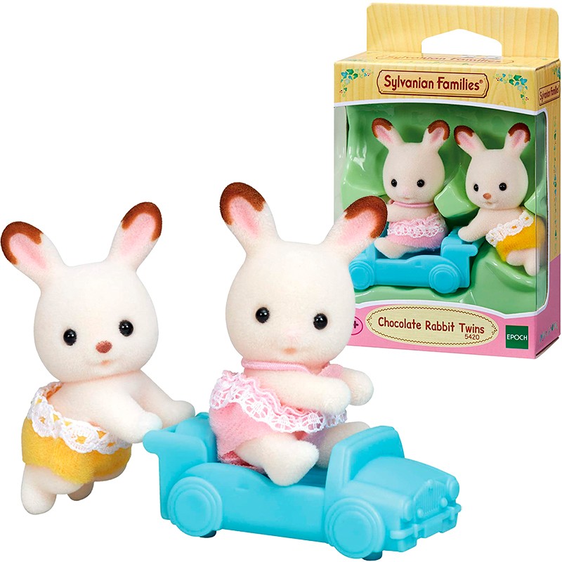 SYLVANIAN GEMELOS CONEJO CHOCO