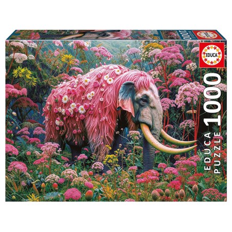 PUZZLE 1000P ELEFANTE FLORAL