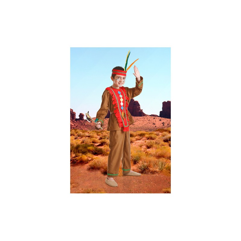 DISFRAZ INFANTIL INDIO T.P