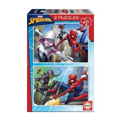 PUZZLE 2x48P SPIDERMAN
