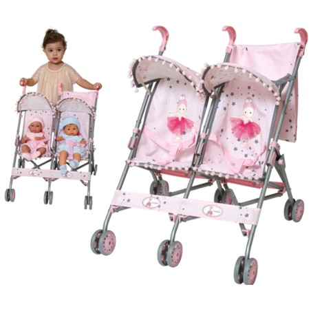 SILLA PEQ.GEMELOS CON CAPOTA