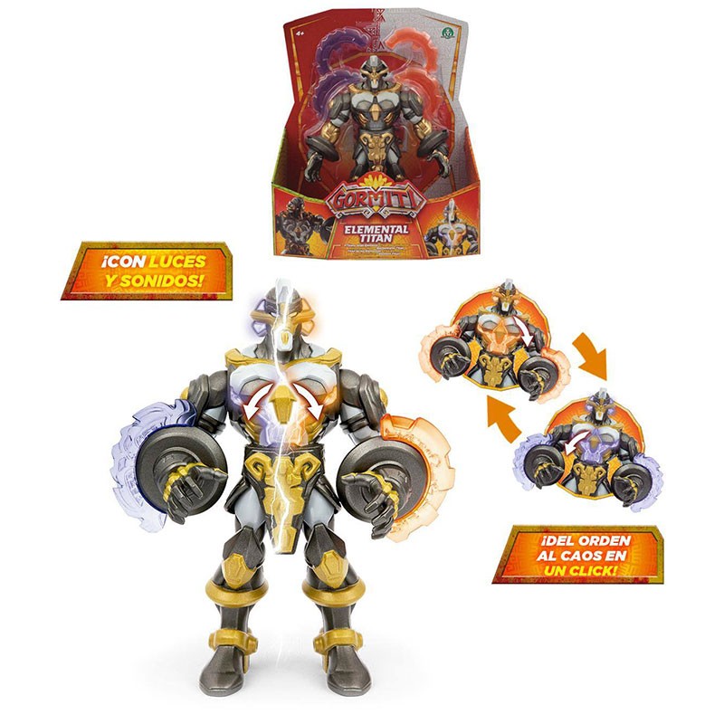 GORMITI S3 FIGURA TITAN LUCES