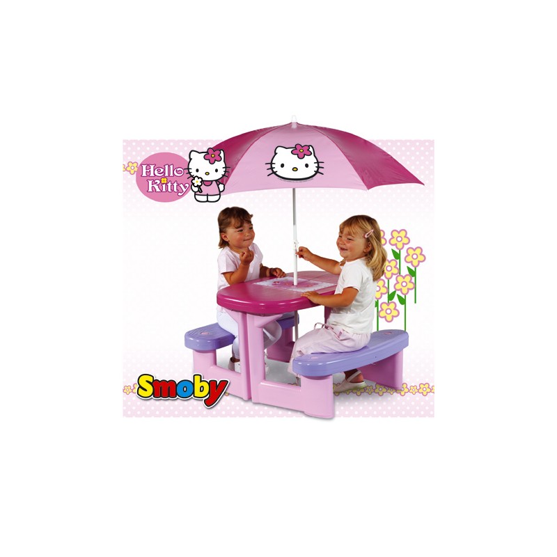 MESA PICNIC C/SOMBRILLA HELLO