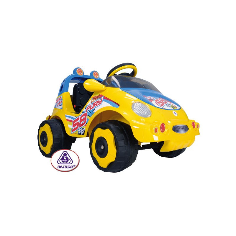 COCHE BUBBLE STREET FURY 6V