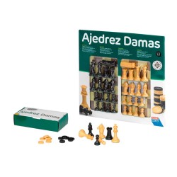 AJEDREZ-DAMAS 40 CM + ACCESORI