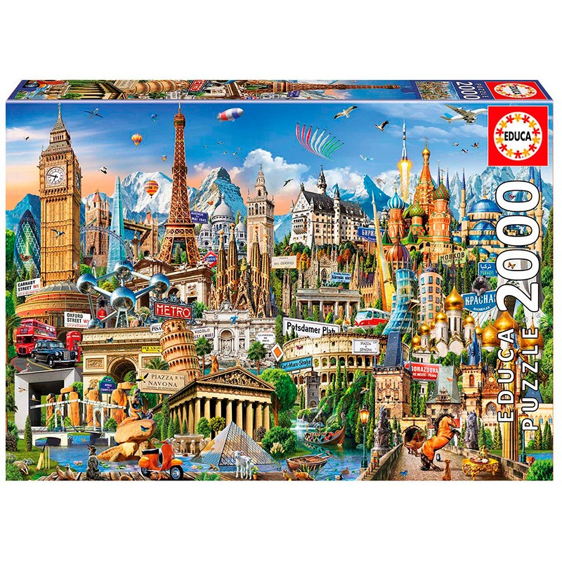 PUZZLE 2000P SIMBOLOS DE EUROP