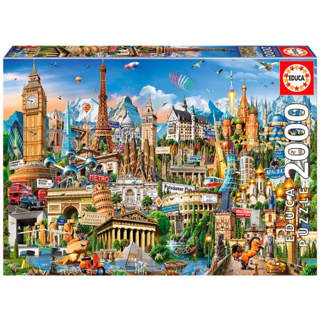 PUZZLE 2000P SIMBOLOS DE EUROP