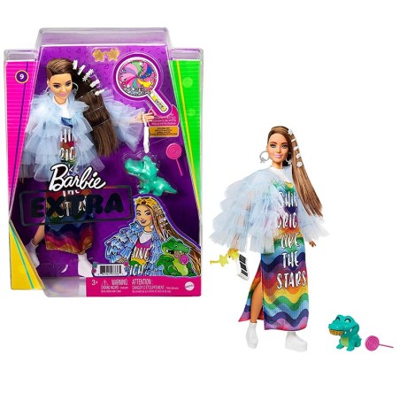 BARBIE EXTRA VESTIDO ARCOIRIS