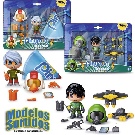 PINYPON ACTION SCENE: PARACHUT