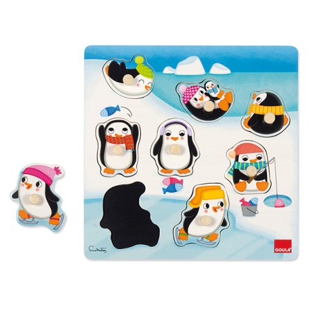 PUZZLE PINGUINOS POSICIONES  (