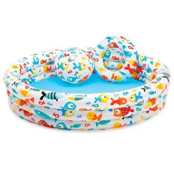 PISCINA 132X28CM, FLOTADOR