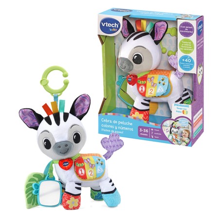 CEBRA DE PELUCHE COLORES Y NUM