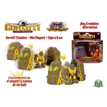 GORMITI TITANIUM PLAYSET+FIG