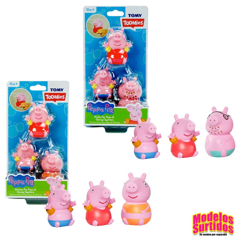 PEPPA PIG FAMILIA SALPICAR EN