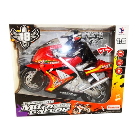 MOTO A FRICCION (S+L) PILAS IN