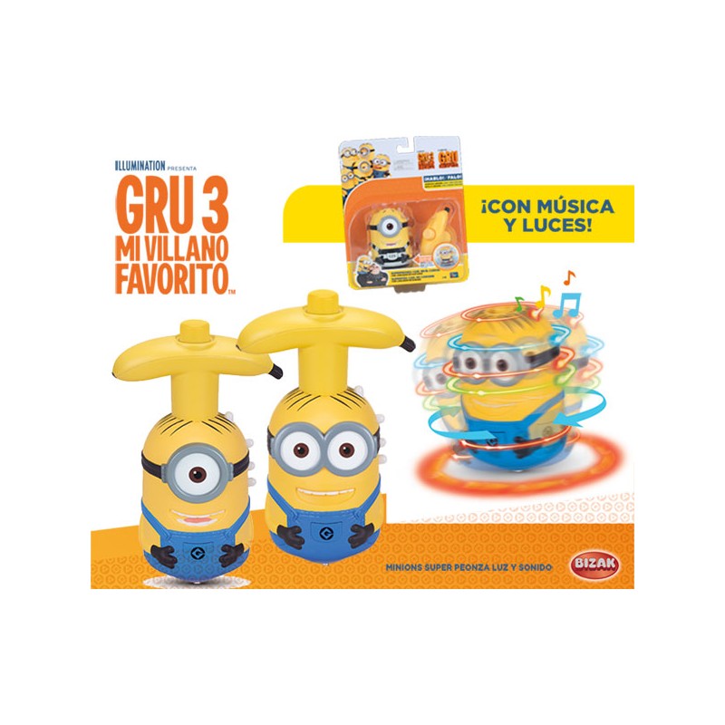MINIONS SUPER PEONZA LUZ Y SON