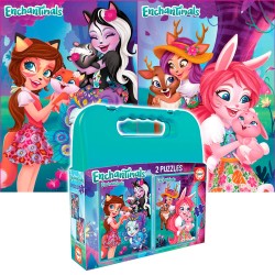 PUZZLE MALETA 2X48P ENCHANTIMA