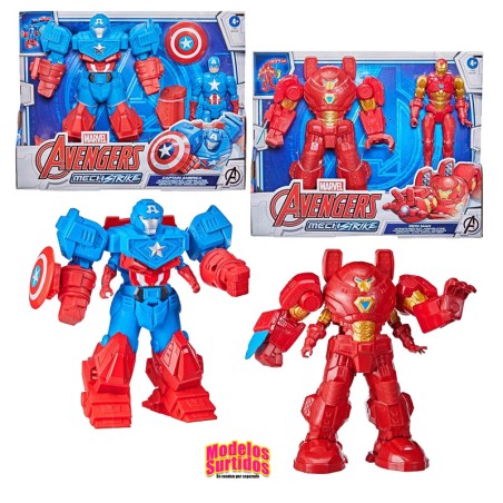 AVENGERS MECH STRIKE FIGURAS D