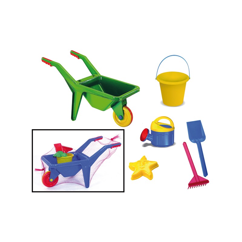 CONJUNTO CUBO CARRETILLA PLAYA