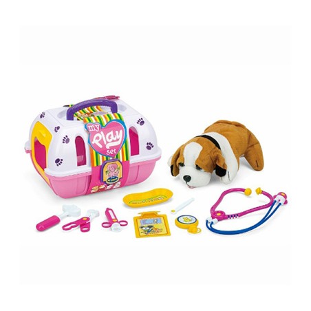 ESTUCHE CON PERRITO BLANDO CON