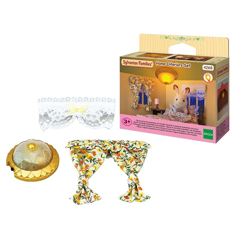 SET DE CORTINAS Y LAMPARA