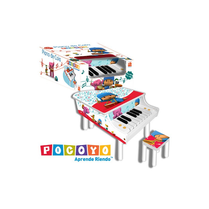 PIANO DE COLA PATAS MADERA