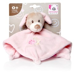 DOUDOU PERRITO SONAJERO ROSA 2