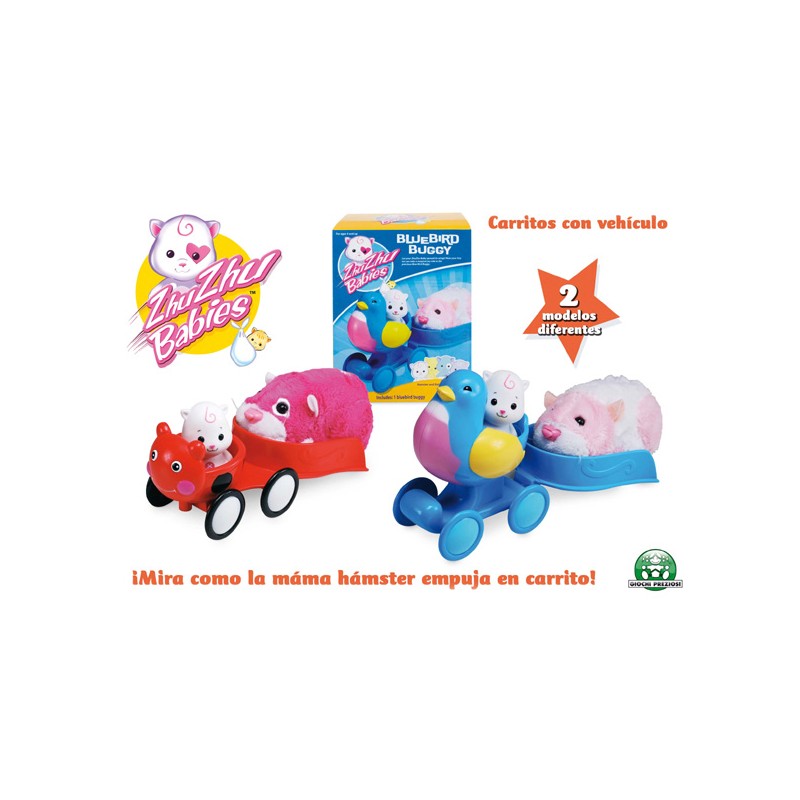 ZHU ZHU PETS BABIES CARRITOS