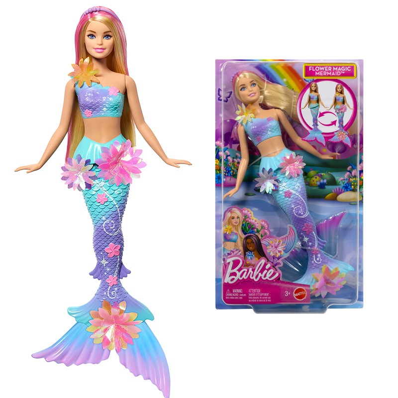 BARBIE SIRENA FLORECE RUBIA