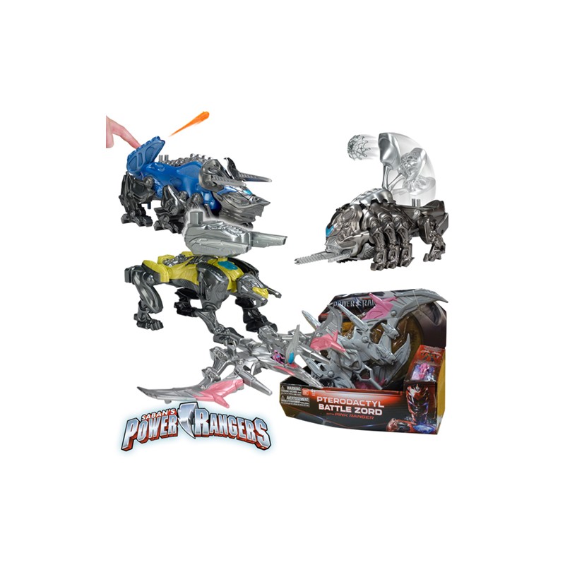 POWER RANGERS MOVIE ZORDS CON FIGURA