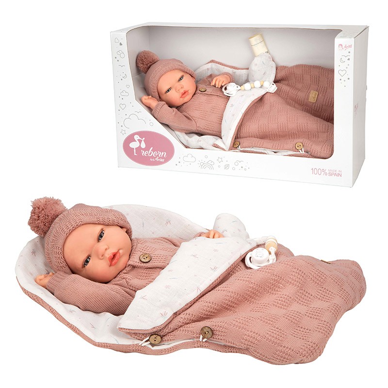 MUÑECA REBORN ARIAS 40 CM ELBA