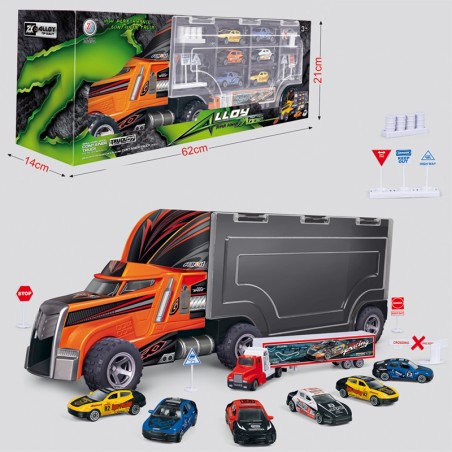 CAMION PORTACOCHES CON 6 COCHE