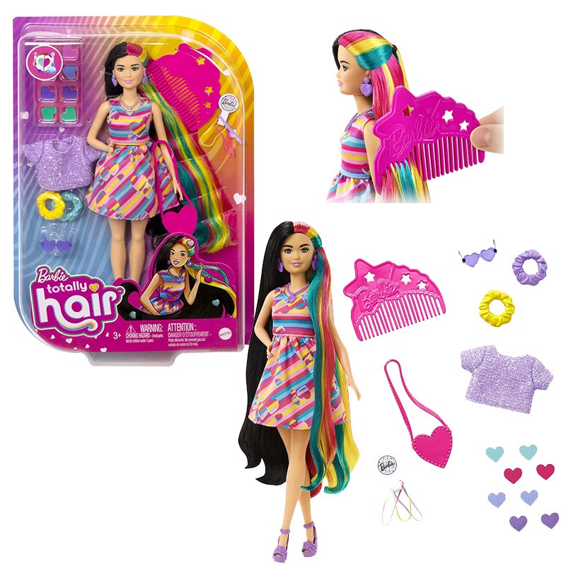 BARBIE TOTALLY HAIR PELO EXTRA