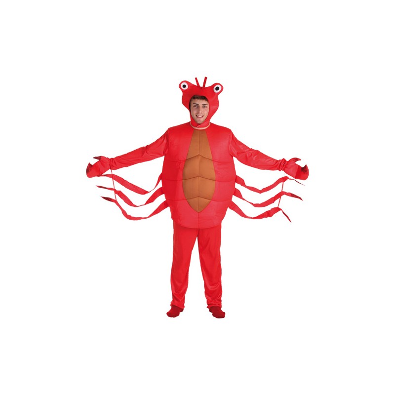 DISFRAZ AD CANGREJO ROJO T.U