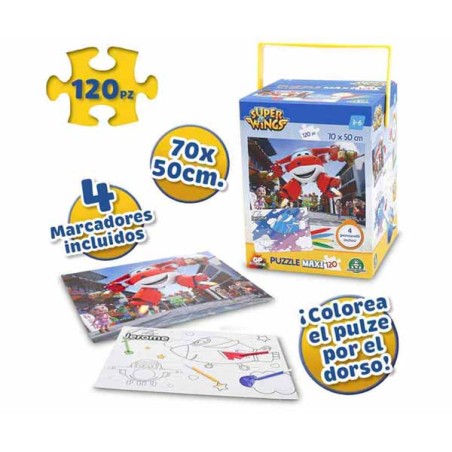 SUPER WINGS PUZZLE 120 PIEZAS